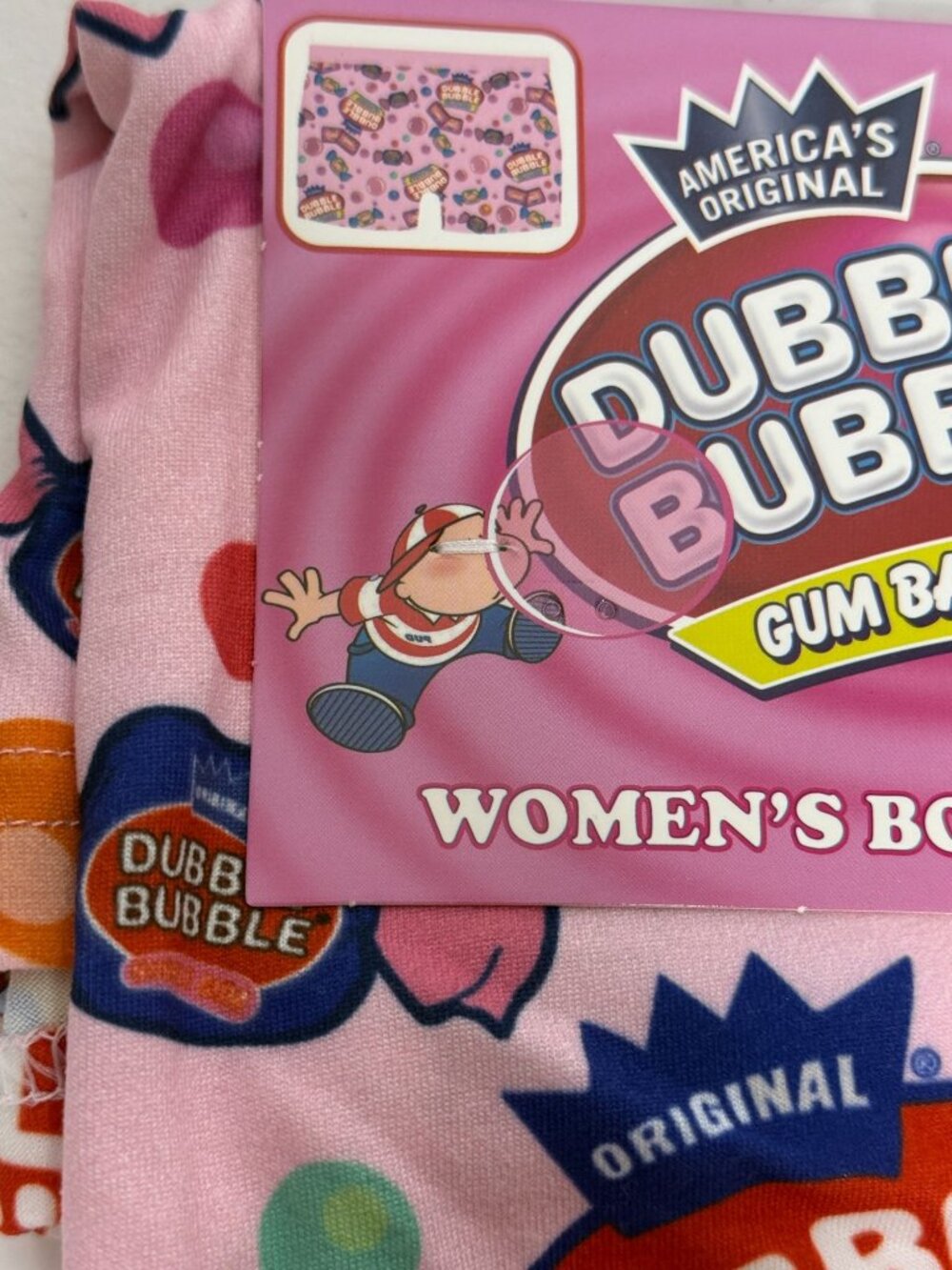 Dubble Bubble Gum Ball Boyshort Lounge Shorts Pink XL NWT - Picture 2 of 6